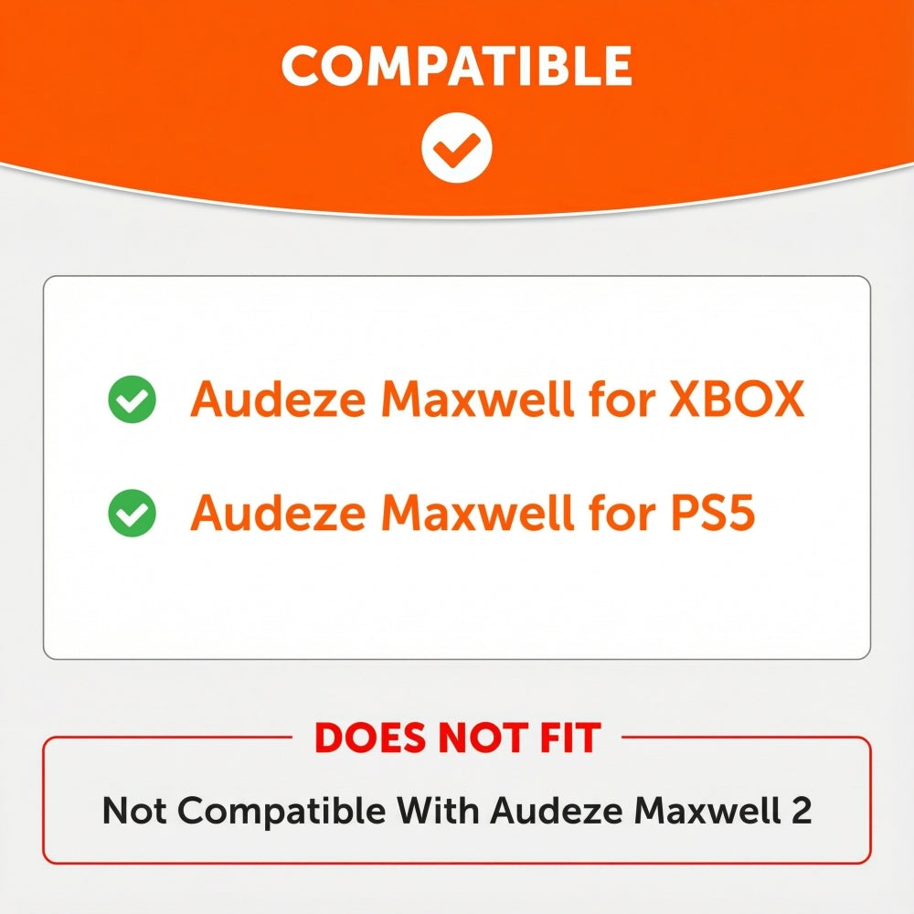 Wicked Cushions Audeze Maxwell Xbox & PS5 Earpads - WC StealthZ Maxwell