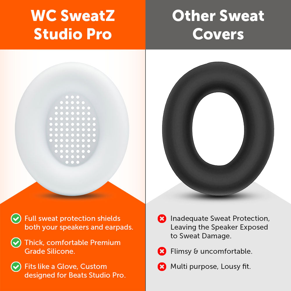Wicked Cushions Beats Studio Pro Earpad Sweat Covers - WC SweatZ Studio Pro