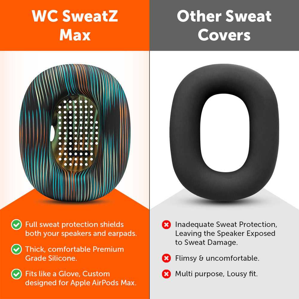 Wicked Cushions Apple Airpods Max 1 Earpad Sweat Covers - WC SweatZ Max