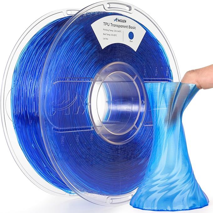 Amolen TPU Transparent 1.75mm, 1KG/2.2LB
