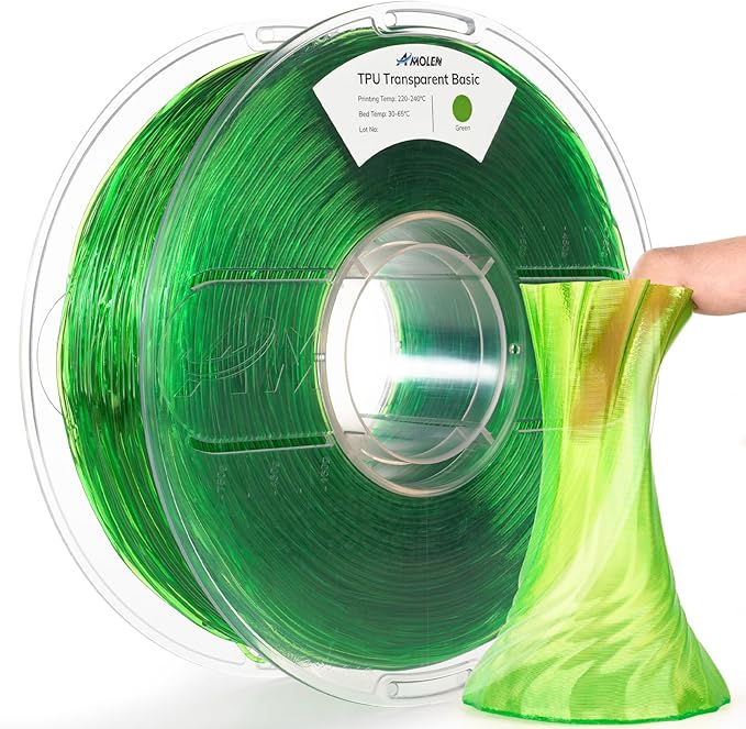 Amolen TPU Transparent 1.75mm, 1KG/2.2LB
