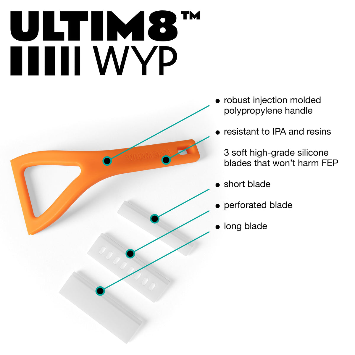 ULTIM8 WYP handle and interchangeable blades