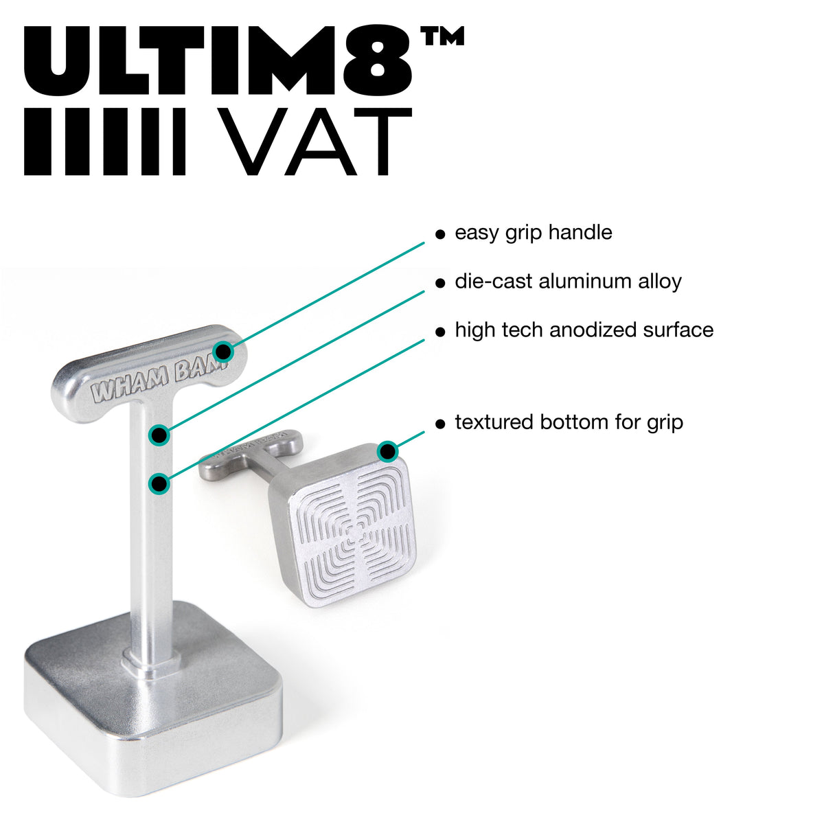 ULTIM8 VAT cleaning-tool feature diagram