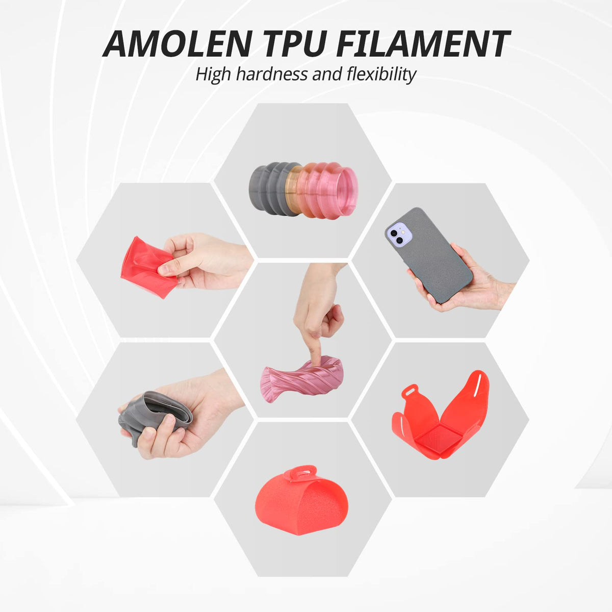 Amolen TPU Rainbow 1.75mm, 1KG