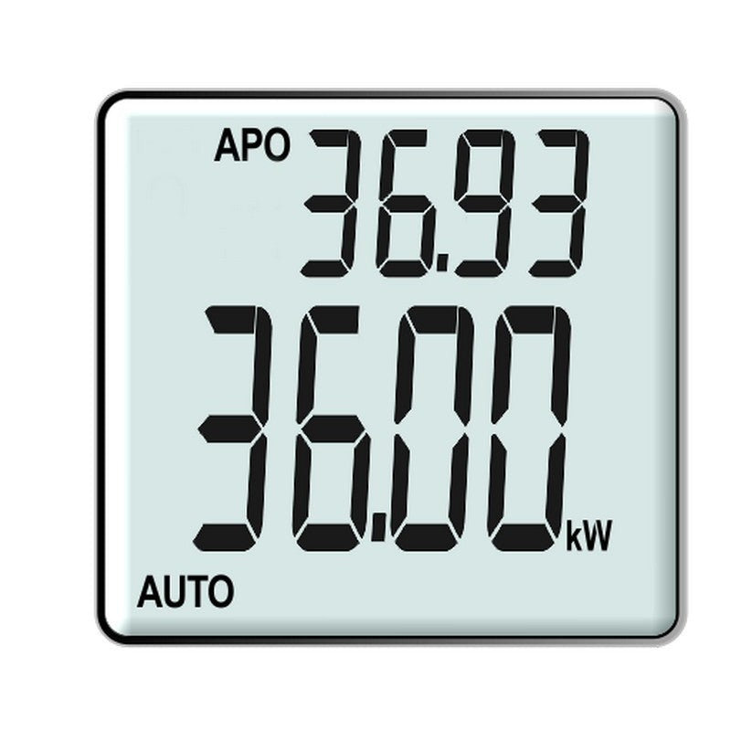 UNI-T UT281F flexible AC power clamp meter — display view 6