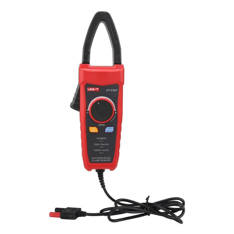 UNI-T UT-CS07 current probe with its connection cable extended