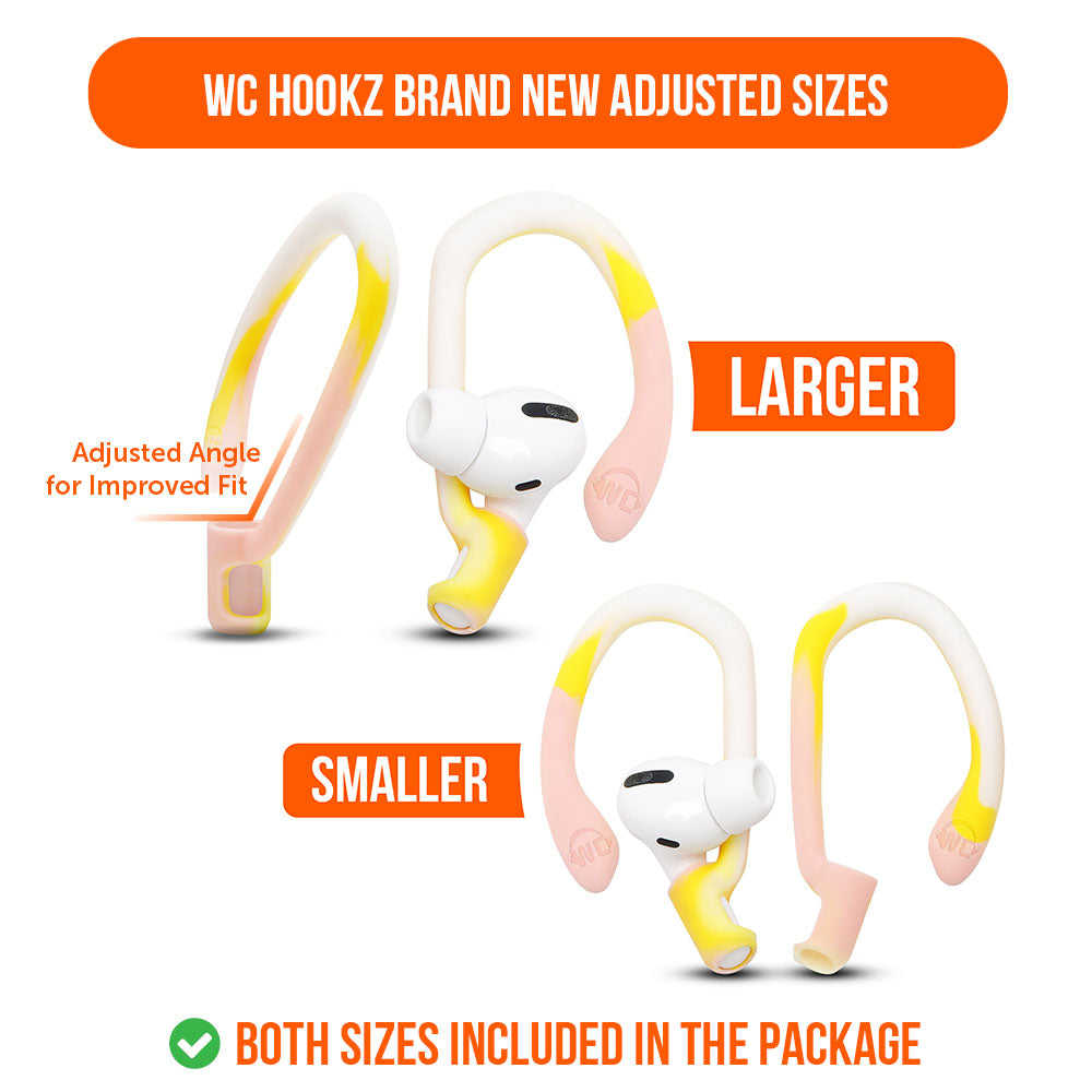 Wicked Cushions WC HookZ - Over Ear Hooks for Airpods Pro 1, 2 & Airpods 1, 2, 3