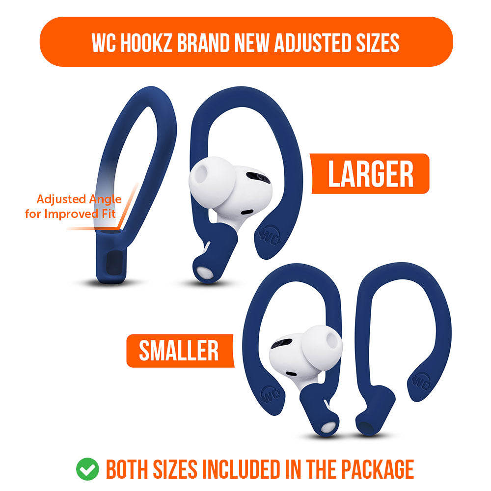 Wicked Cushions WC HookZ - Over Ear Hooks for Airpods Pro 1, 2 & Airpods 1, 2, 3