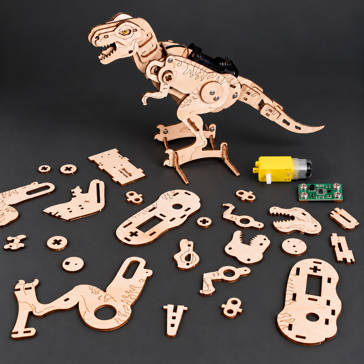 Kitsville ST075: T-Rex model and assembly parts