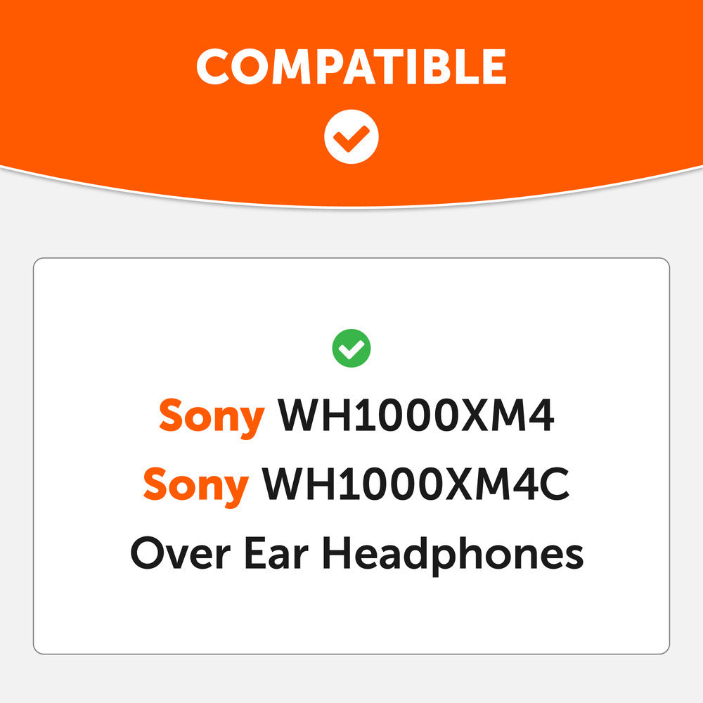 Wicked Cushions Replacement Ear Pads For Sony WH1000XM4 Over-Ear Headphones