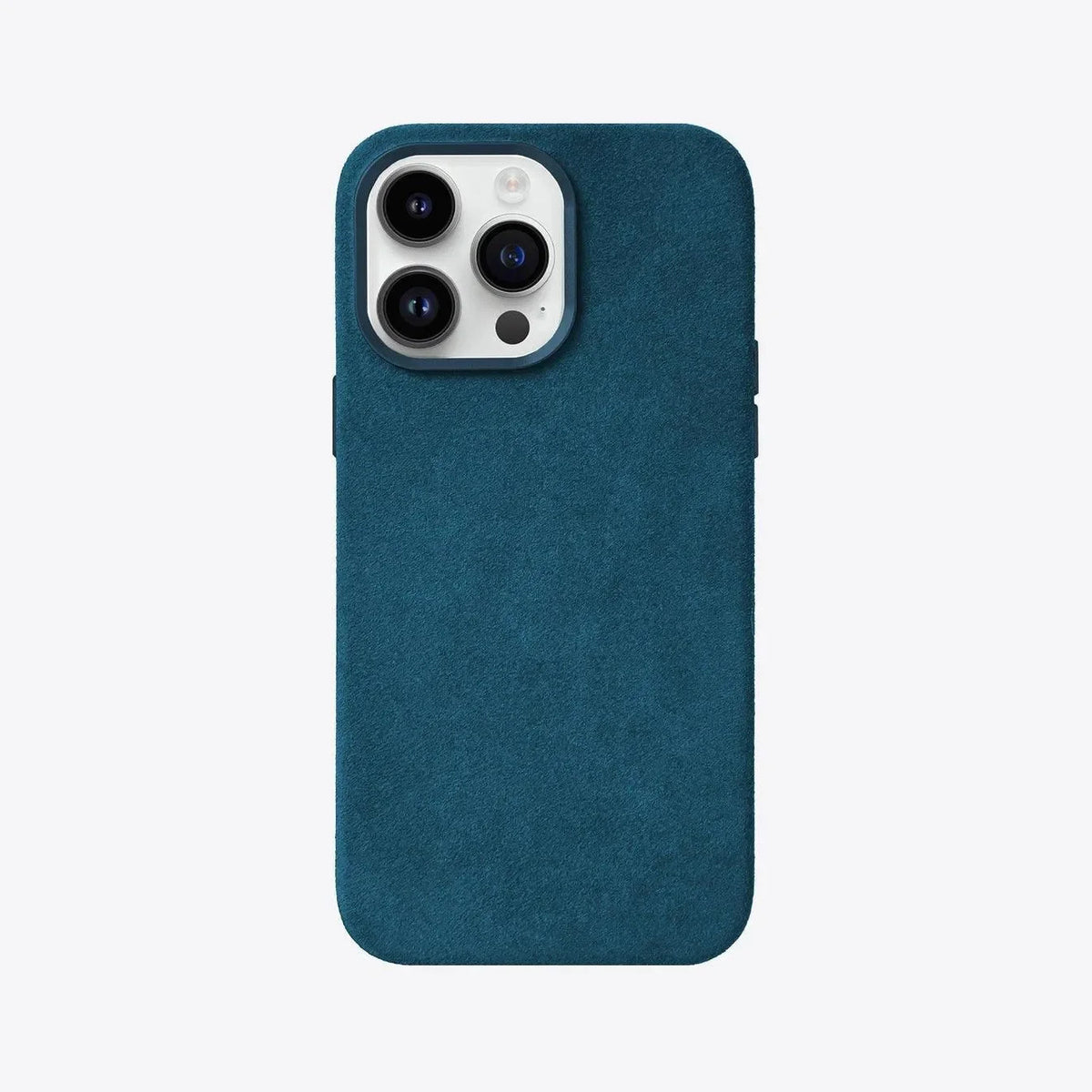 Luriax Modern iPhone 14 Case — Prussian Blue — rear view and camera opening