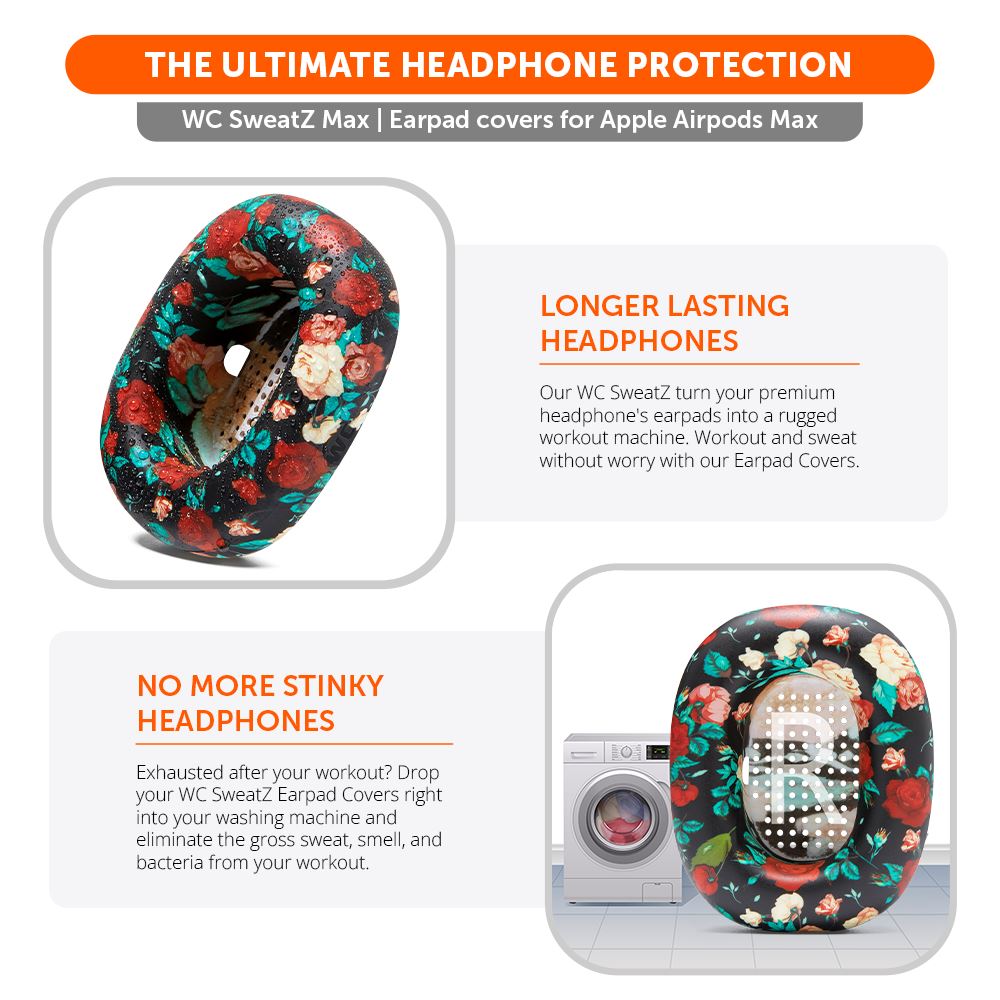 Wicked Cushions Apple Airpods Max 1 Earpad Sweat Covers - WC SweatZ Max