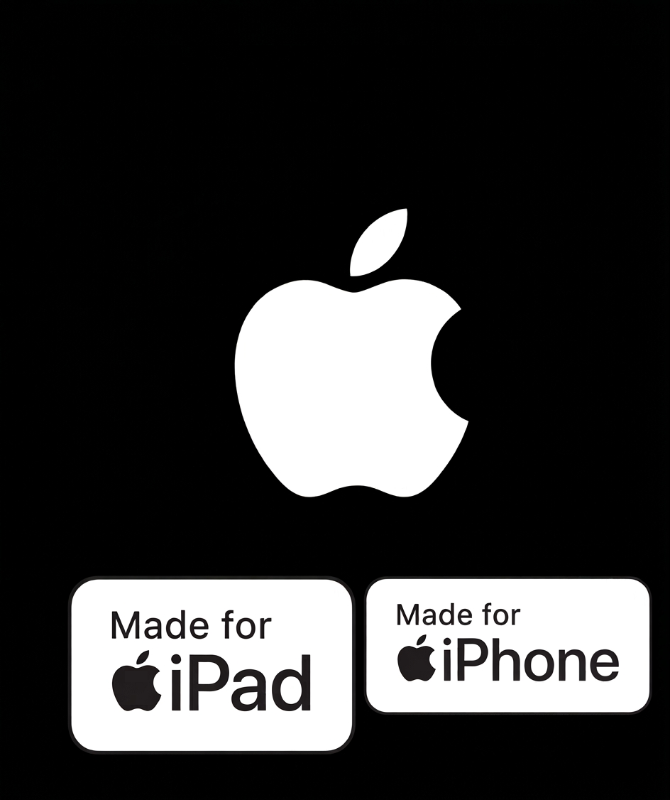 Mic-Lock Apple compatibility graphic for Mic-Lock bundle