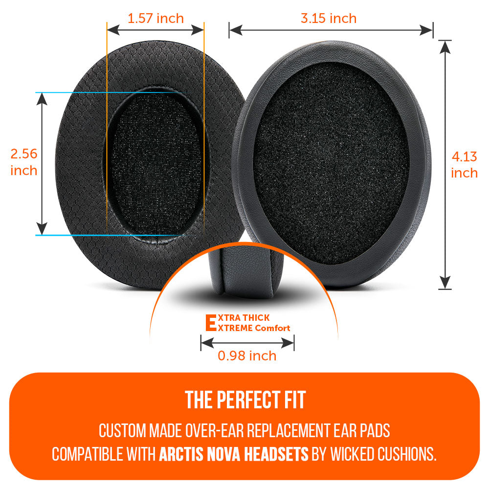 Wicked Cushions Arctis Nova Earpads - WC FreeZe Cooling Gel