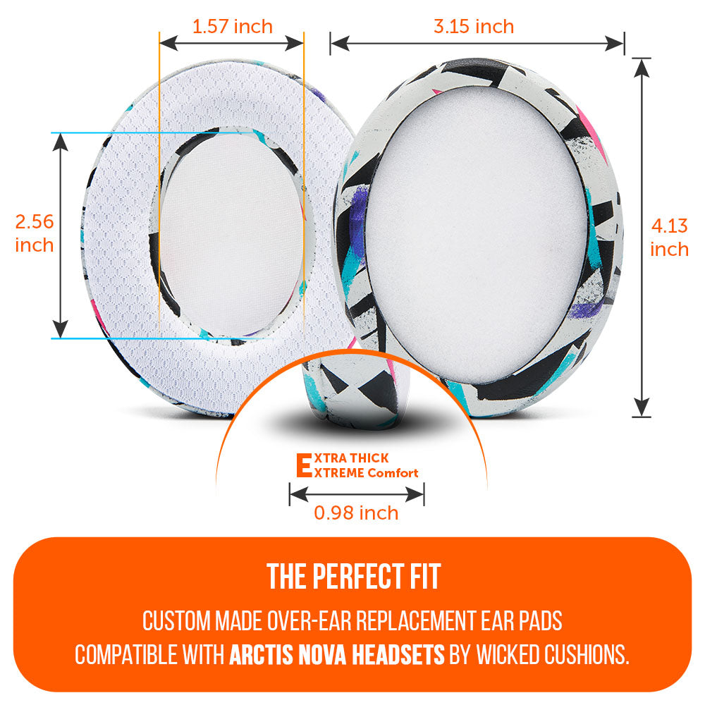 Wicked Cushions Arctis Nova Earpads - WC FreeZe Cooling Gel