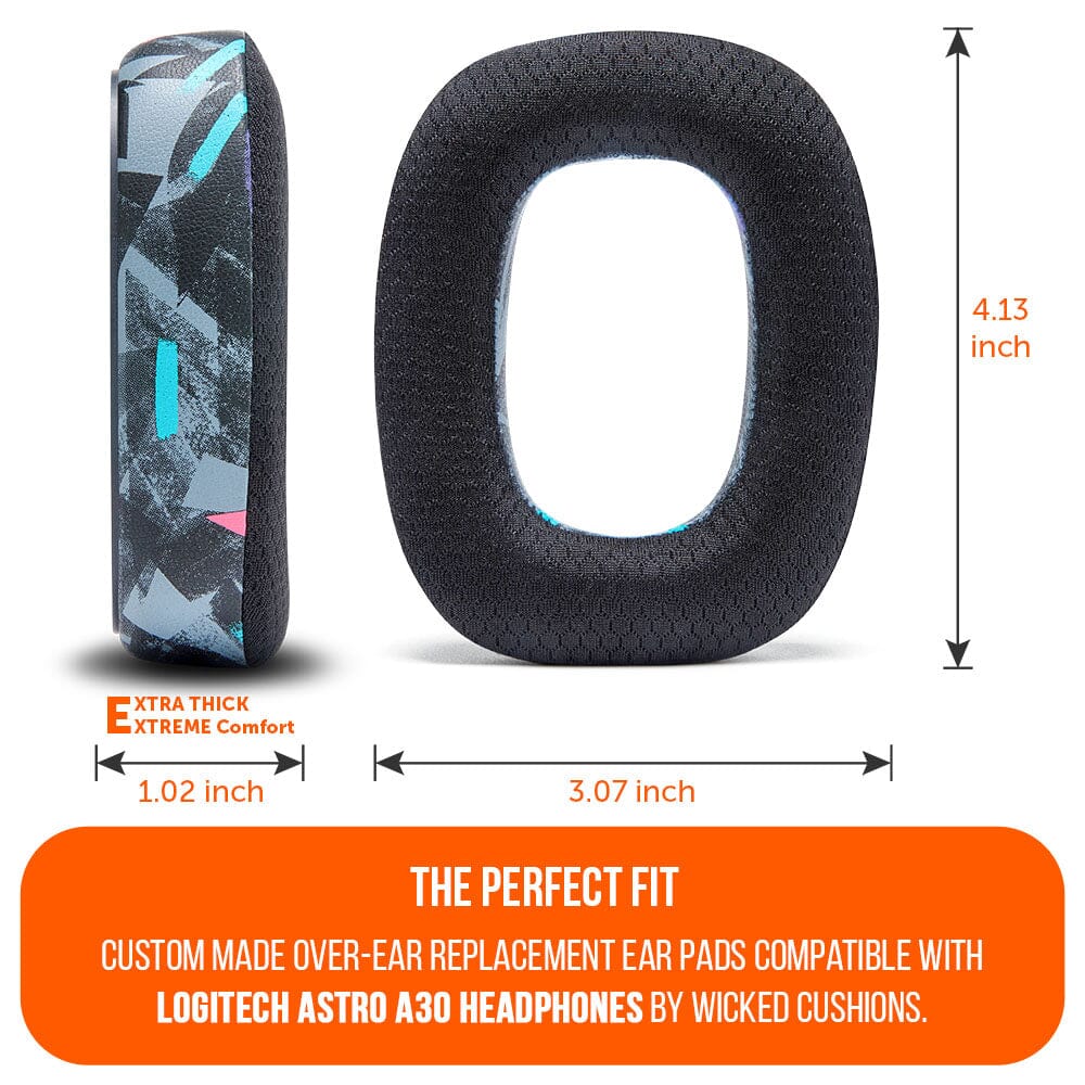 Wicked Cushions Astro A30 Earpads - WC FreeZe Cooling Gel