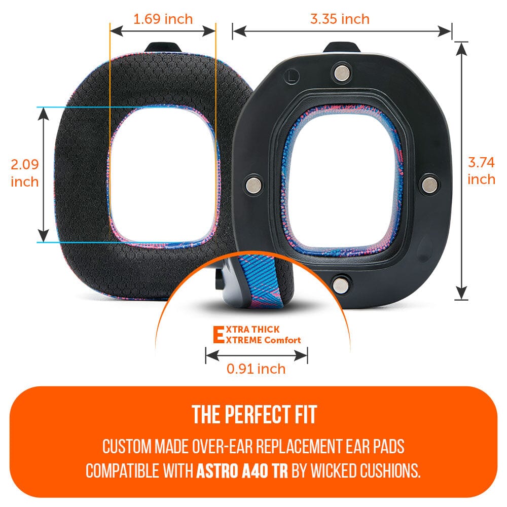 Wicked Cushions Astro A40 TR Earpads - WC FreeZe Cooling Gel