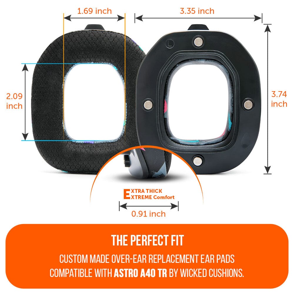 Wicked Cushions Astro A40 TR Earpads - WC FreeZe Cooling Gel