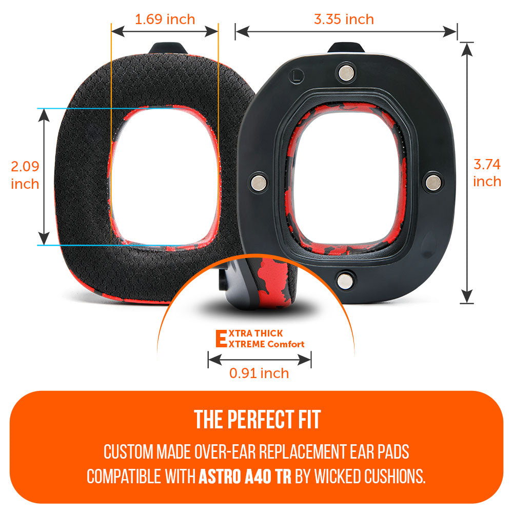 Wicked Cushions Astro A40 TR Earpads - WC FreeZe Cooling Gel