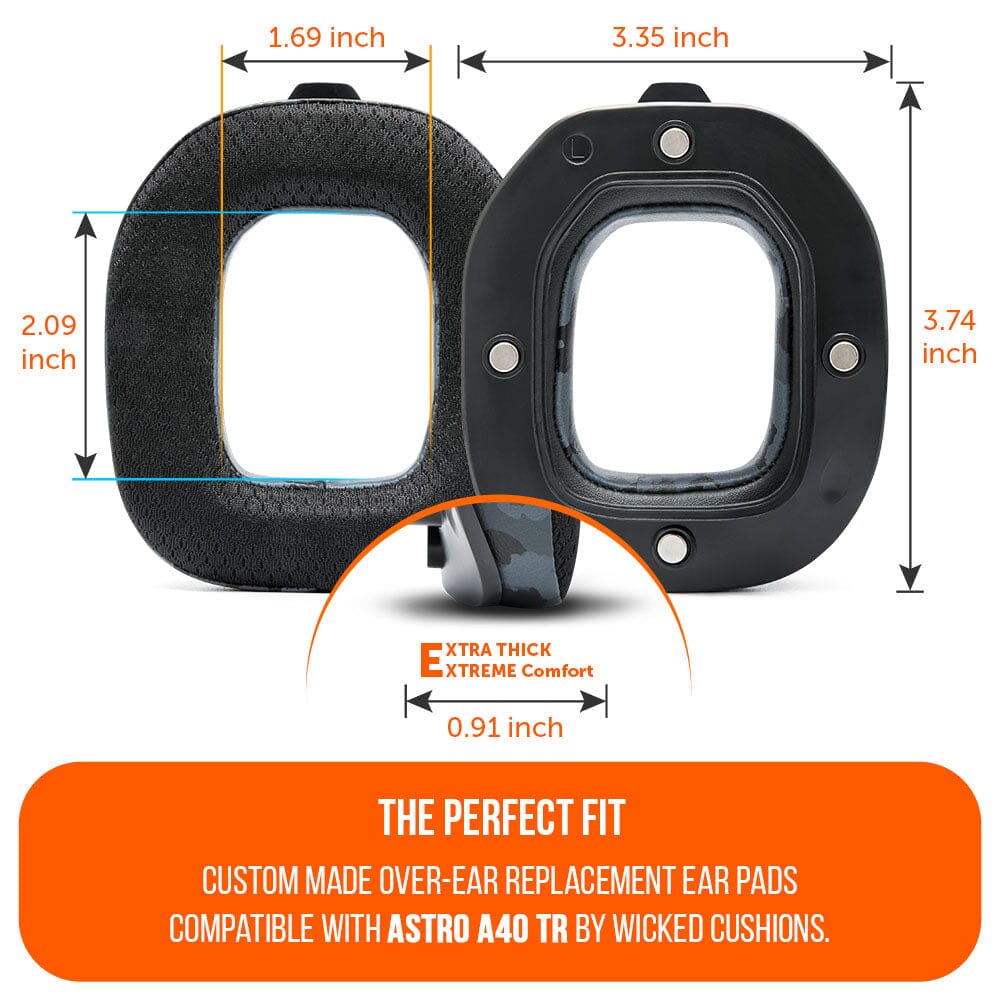 Wicked Cushions Astro A40 TR Earpads - WC FreeZe Cooling Gel