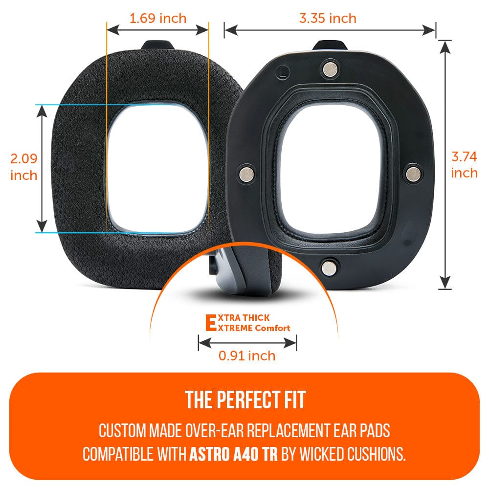 Wicked Cushions Astro A40 TR Earpads - WC FreeZe Cooling Gel