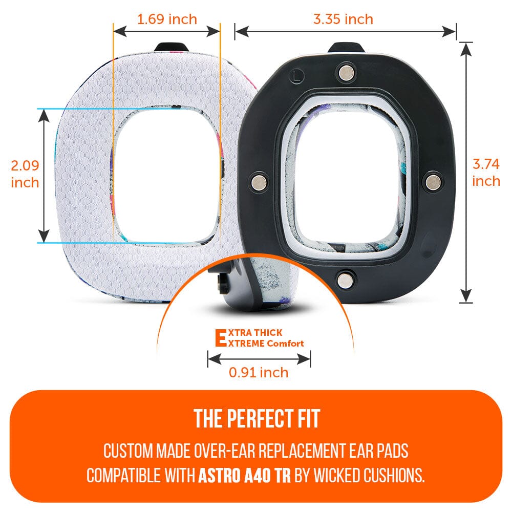 Wicked Cushions Astro A40 TR Earpads - WC FreeZe Cooling Gel