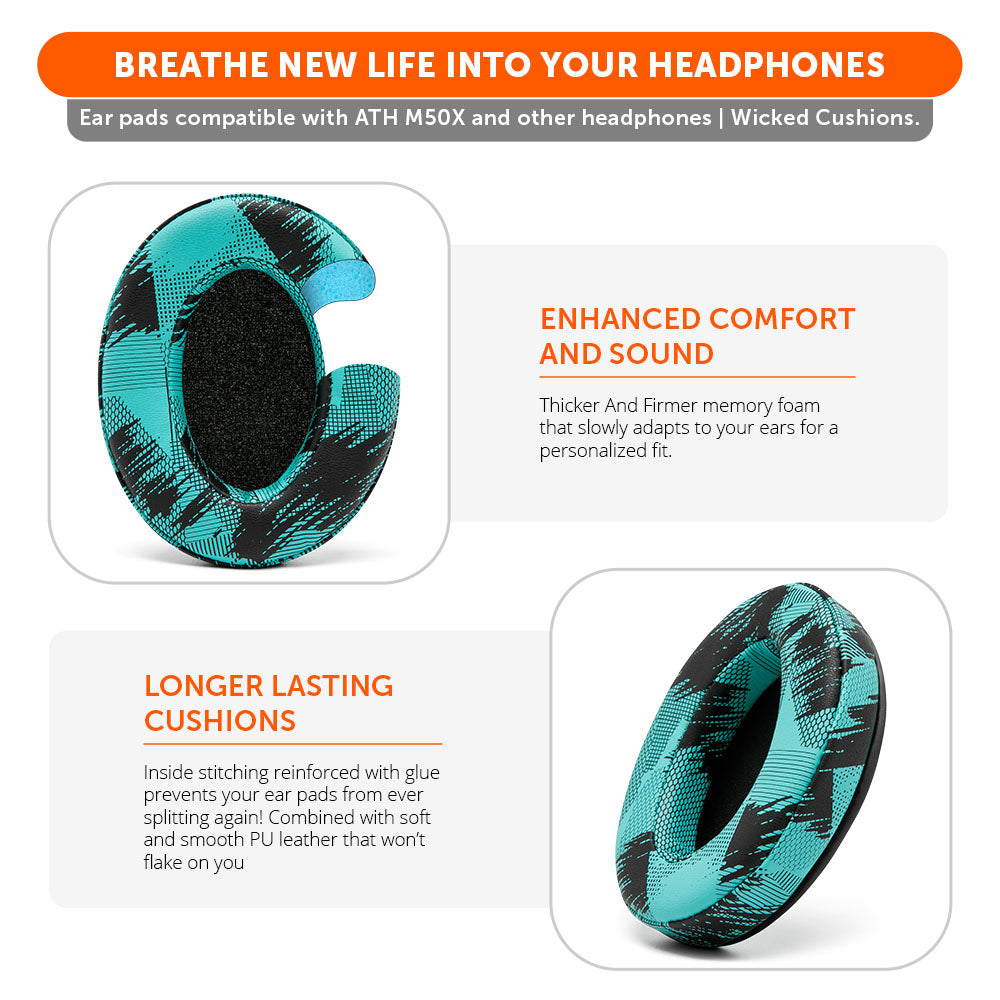 Wicked Cushions ATH M50X Earpads