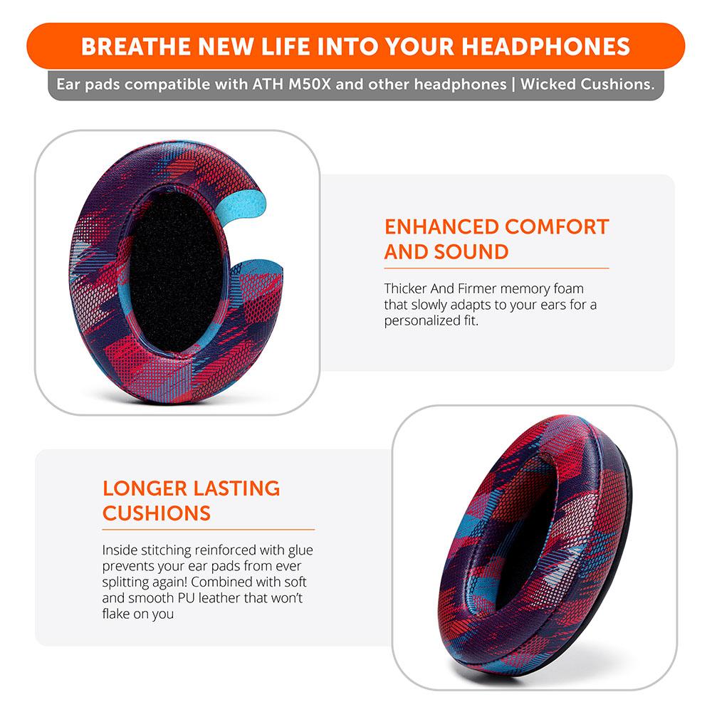 Wicked Cushions ATH M50X Earpads