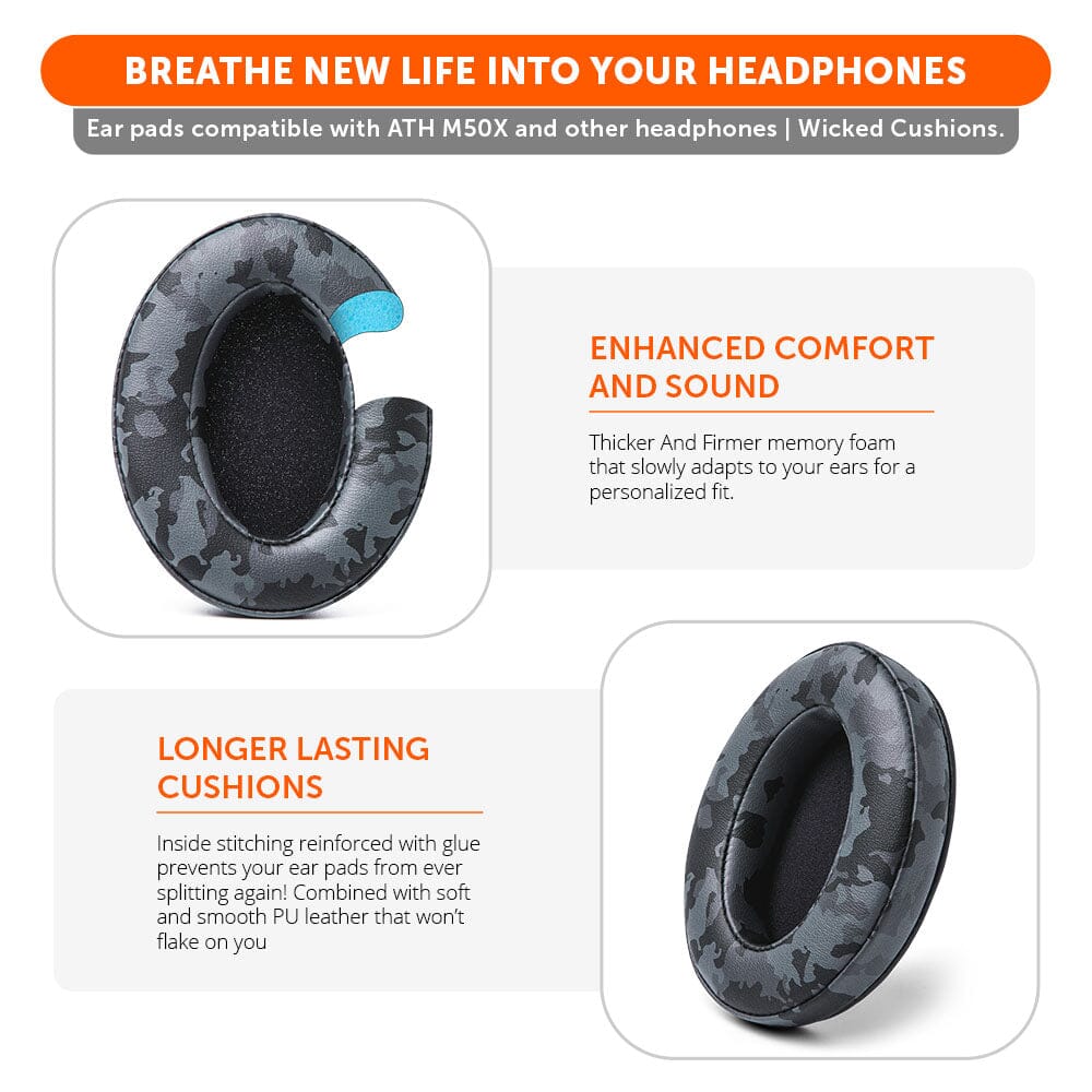 Wicked Cushions ATH M50X Earpads