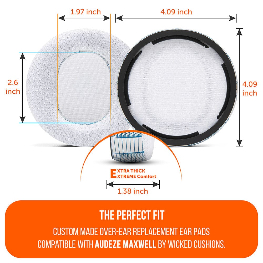 Wicked Cushions Audeze Maxwell Earpads - WC FreeZe Cooling Gel