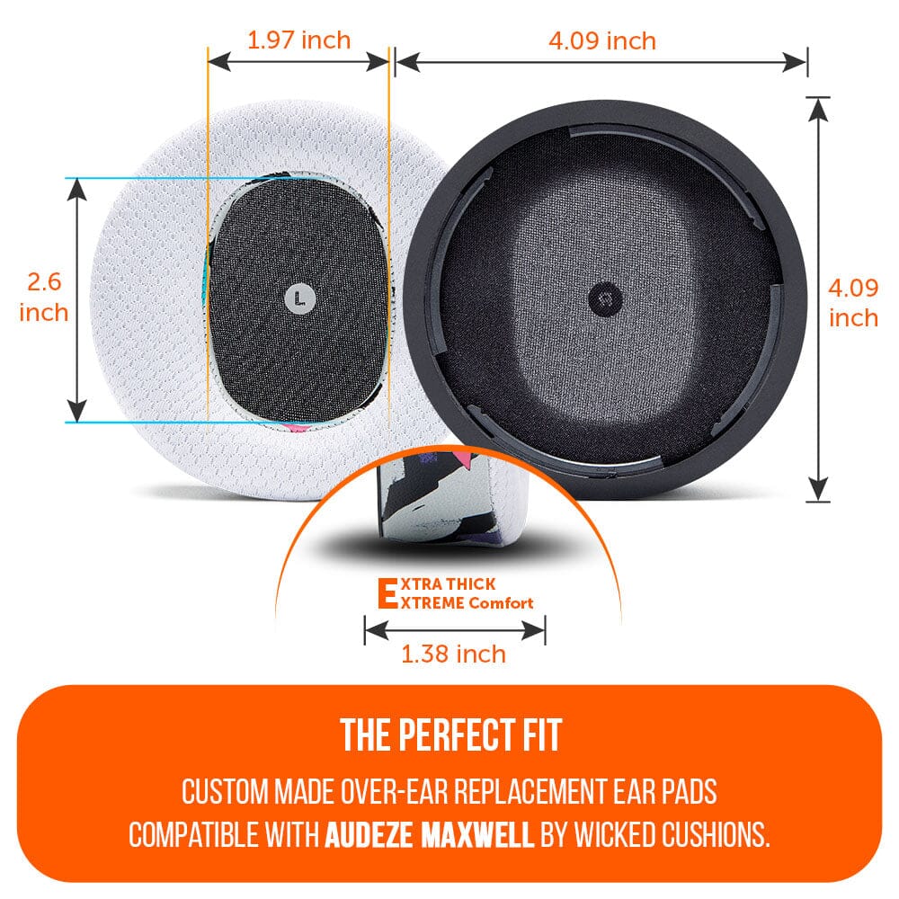 Wicked Cushions Audeze Maxwell Earpads - WC FreeZe Cooling Gel