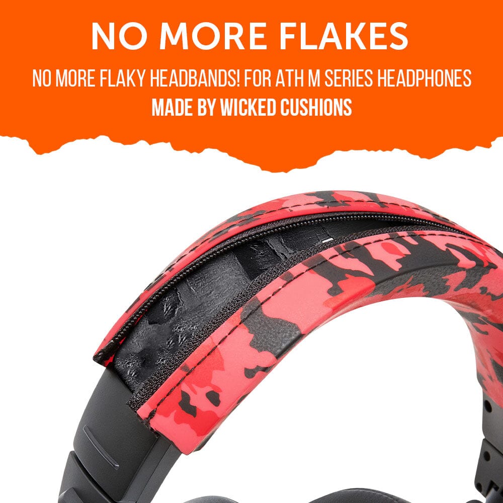 Wicked Cushions Audio Technica ATH M50X / M40X Headband Cover - WC BandZ ATH