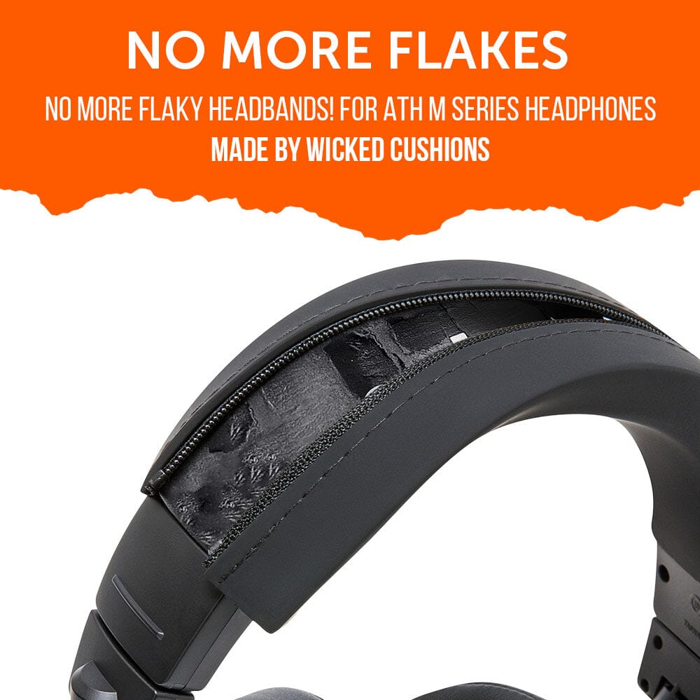 Wicked Cushions Audio Technica ATH M50X / M40X Headband Cover - WC BandZ ATH