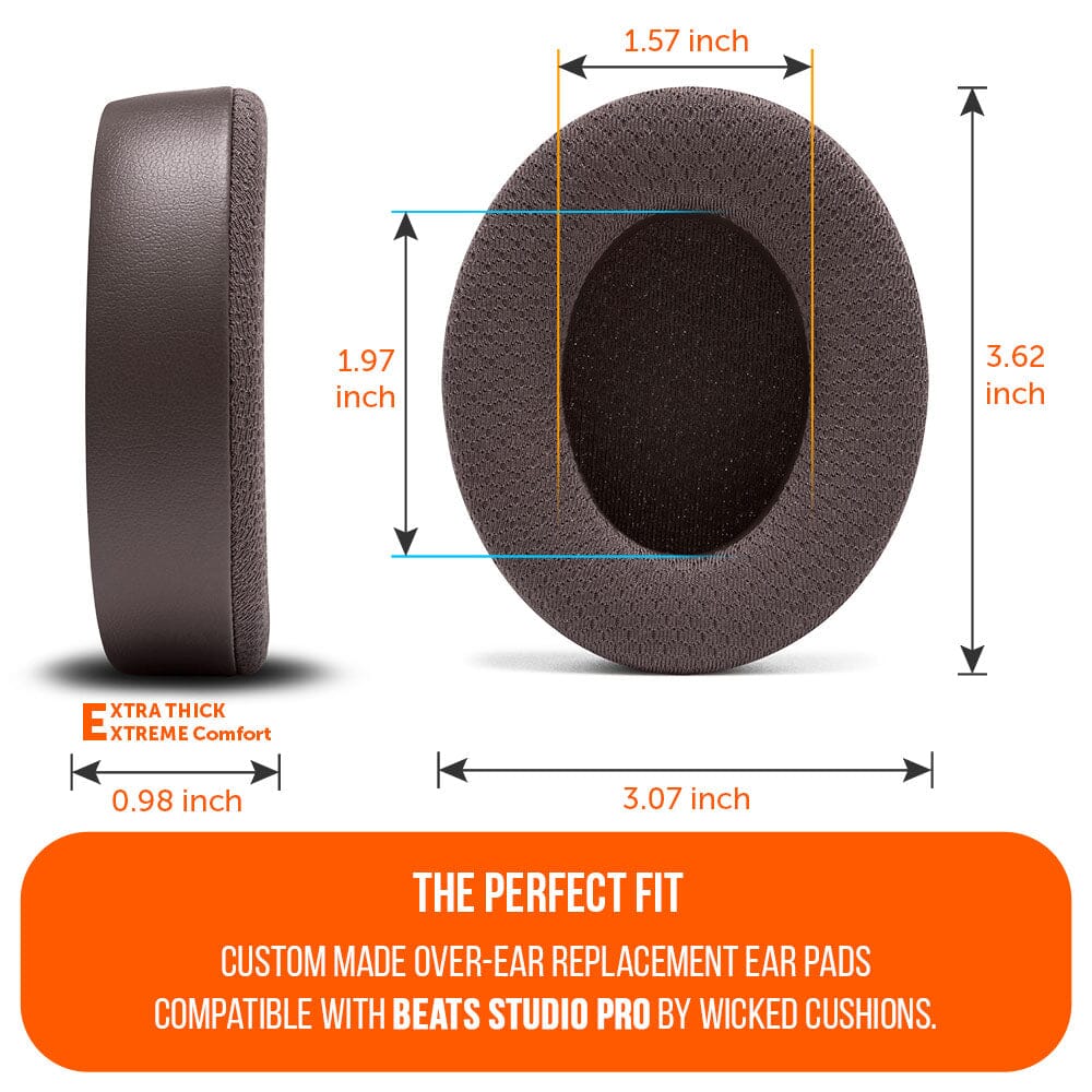 Wicked Cushions Beats Studio Pro Cooling Gel Earpads - WC FreeZe
