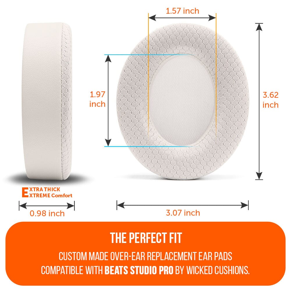 Wicked Cushions Beats Studio Pro Cooling Gel Earpads - WC FreeZe