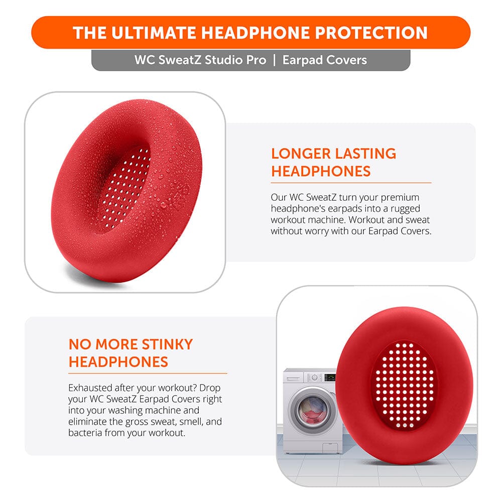 Wicked Cushions Beats Studio Pro Earpad Sweat Covers - WC SweatZ Studio Pro