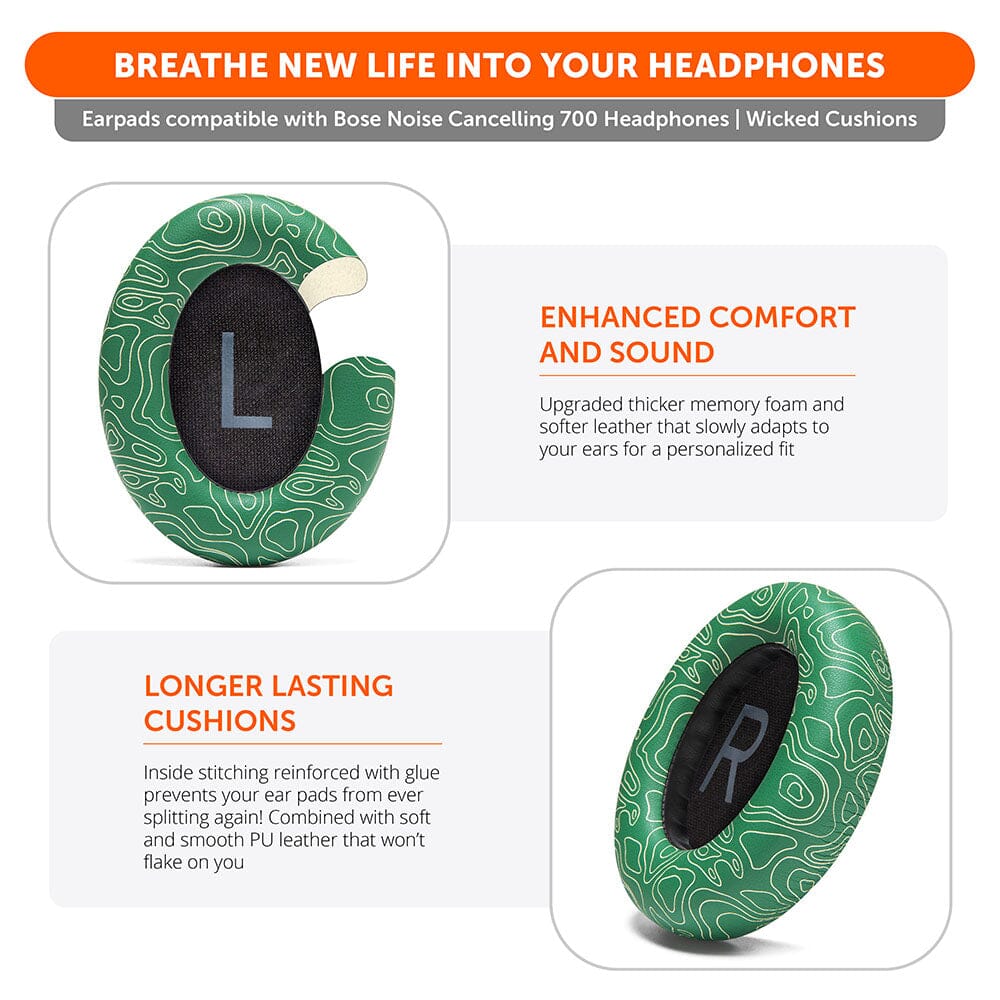 Wicked Cushions Bose NC 700 Replacement Earpads