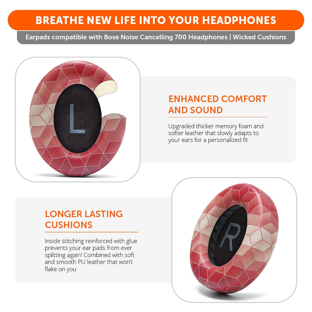 Wicked Cushions Bose NC 700 Replacement Earpads