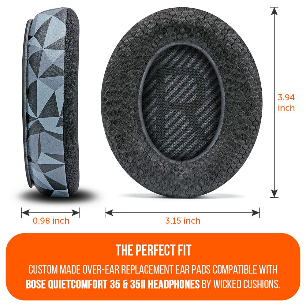 Wicked Cushions Bose QC35 Cooling Gel Earpads - WC FreeZe
