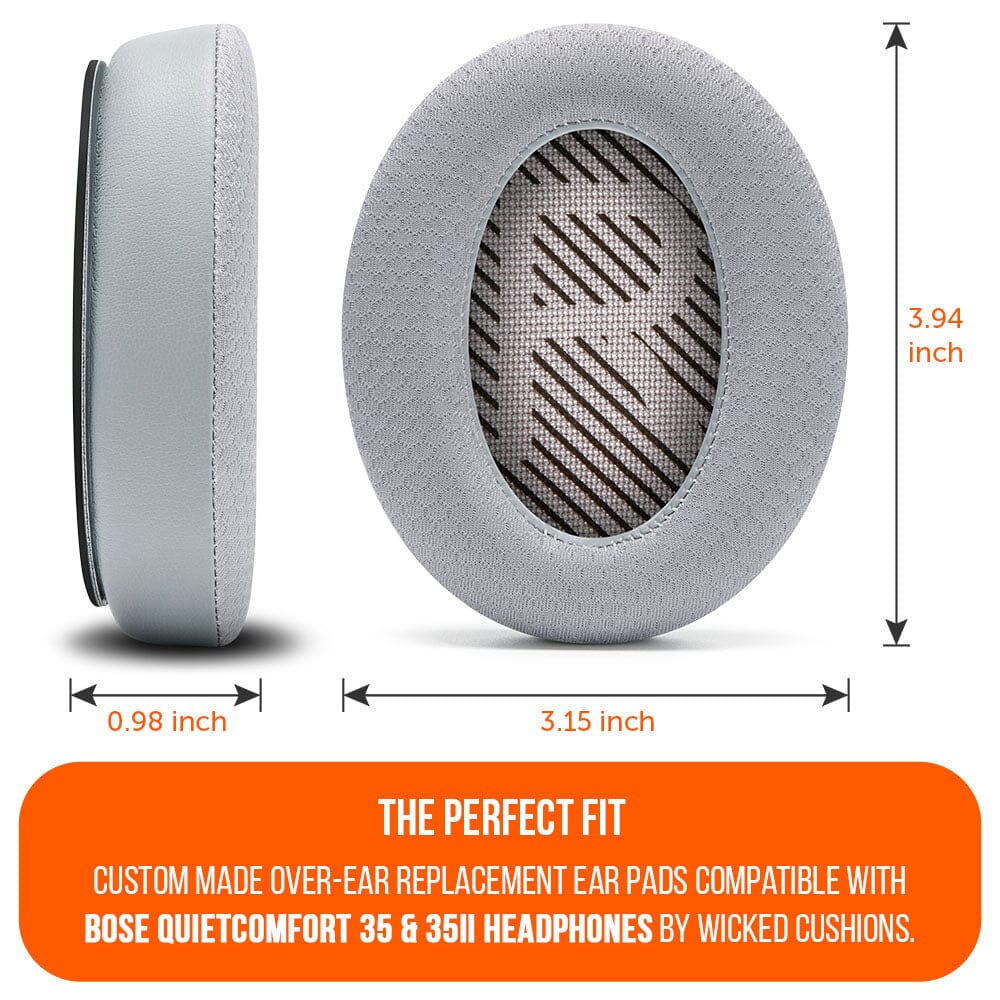 Wicked Cushions Bose QC35 Cooling Gel Earpads - WC FreeZe