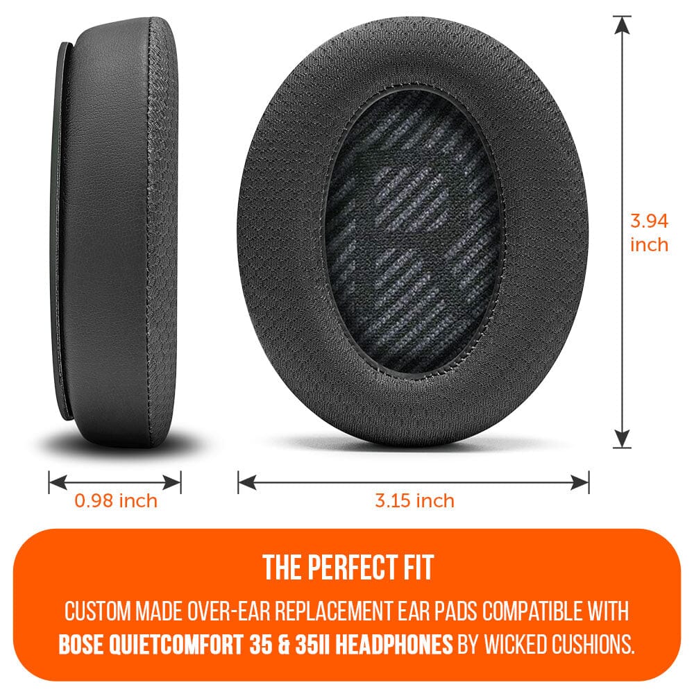 Wicked Cushions Bose QC35 Cooling Gel Earpads - WC FreeZe