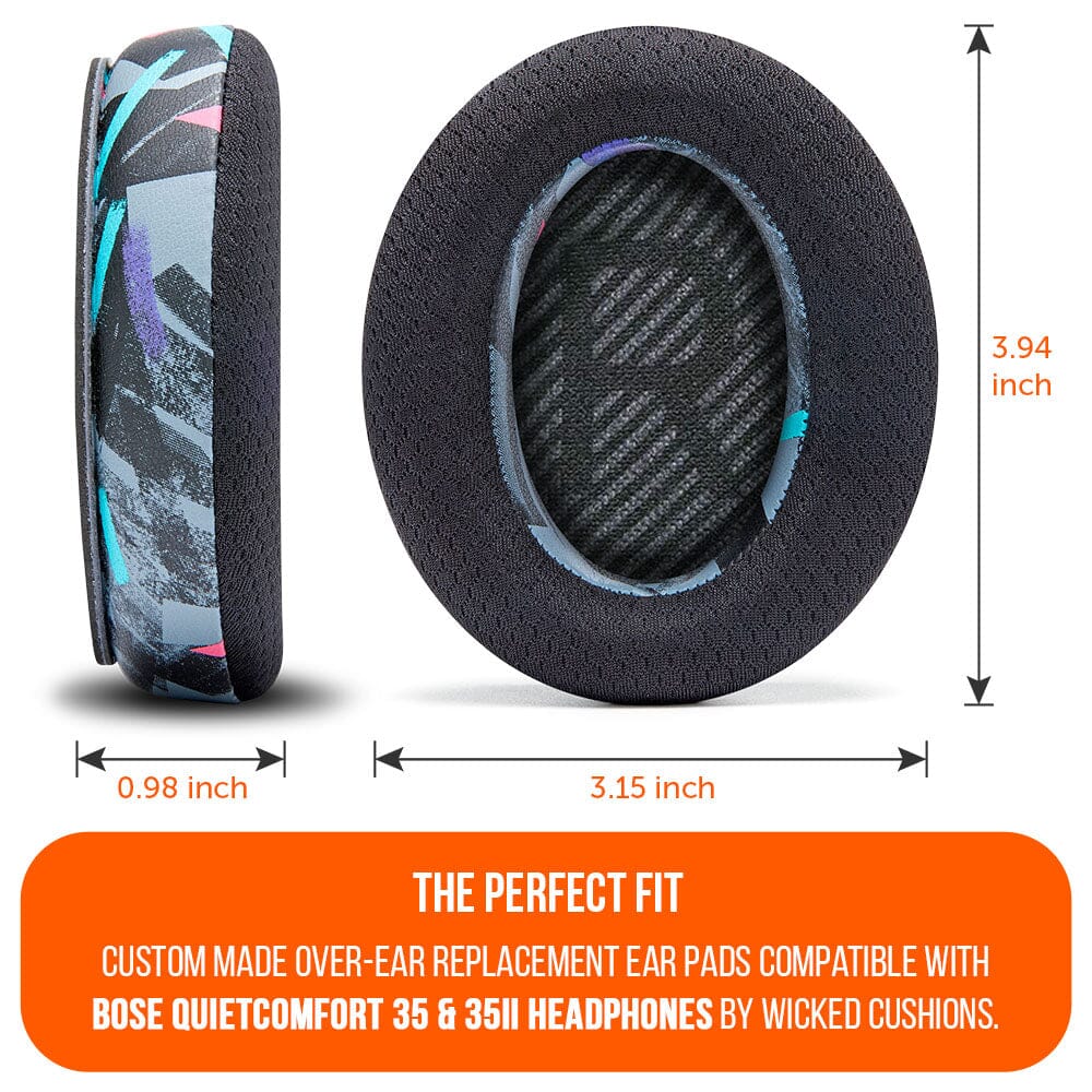Wicked Cushions Bose QC35 Cooling Gel Earpads - WC FreeZe