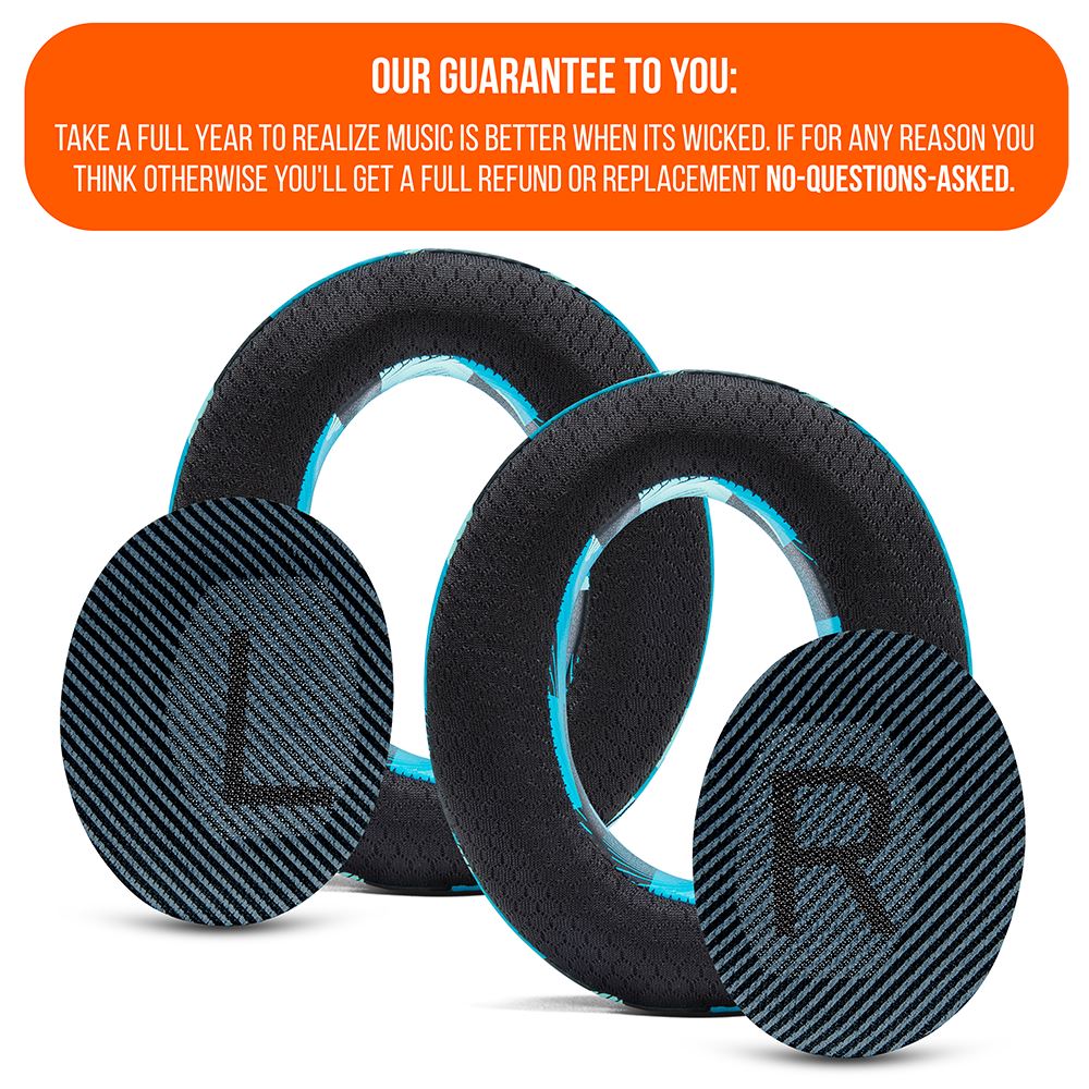 Wicked Cushions Bose QC35 Cooling Gel Earpads - WC FreeZe