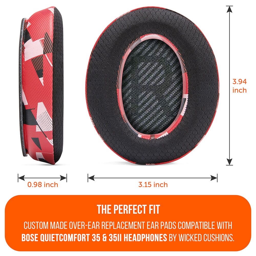 Wicked Cushions Bose QC35 Cooling Gel Earpads - WC FreeZe