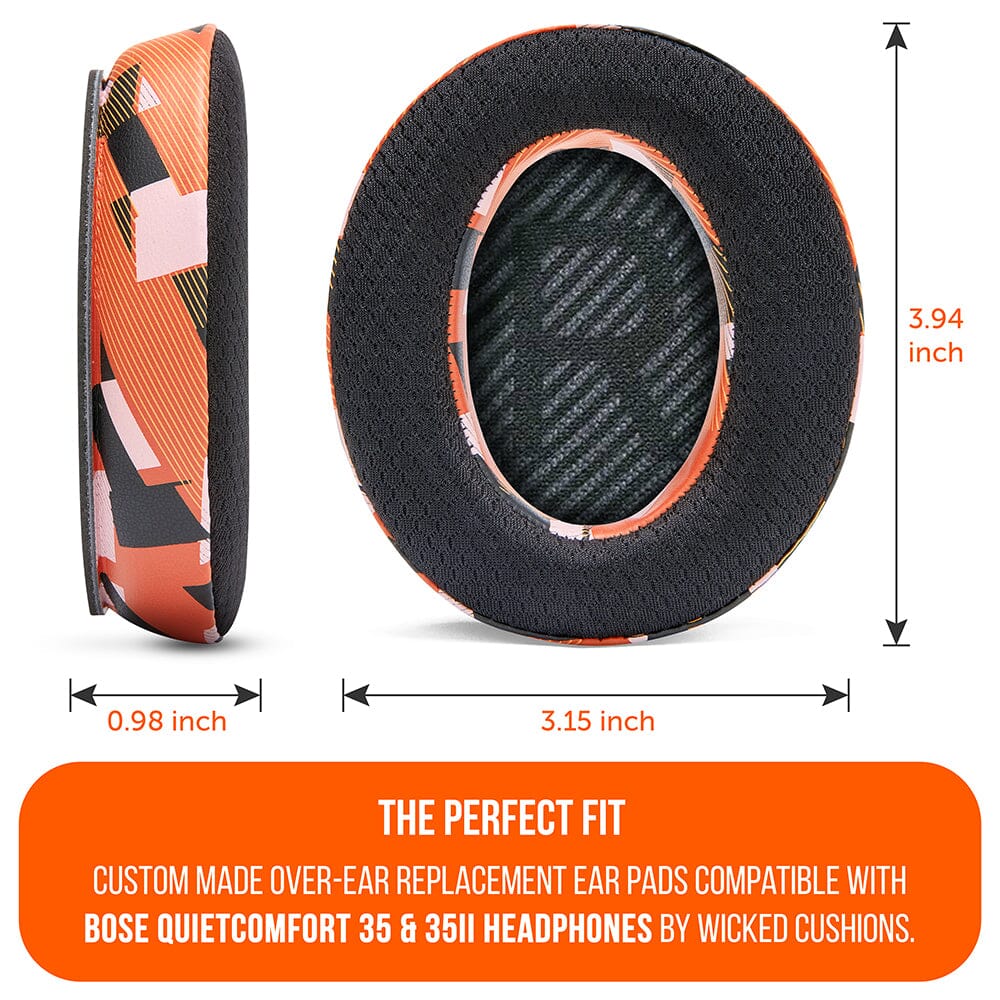 Wicked Cushions Bose QC35 Cooling Gel Earpads - WC FreeZe