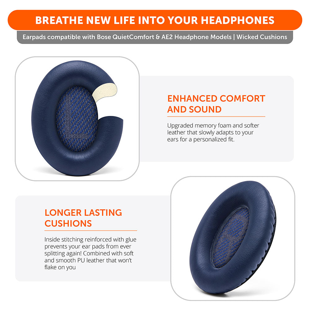 Wicked Cushions Bose QC35 Replacement Ear Pads