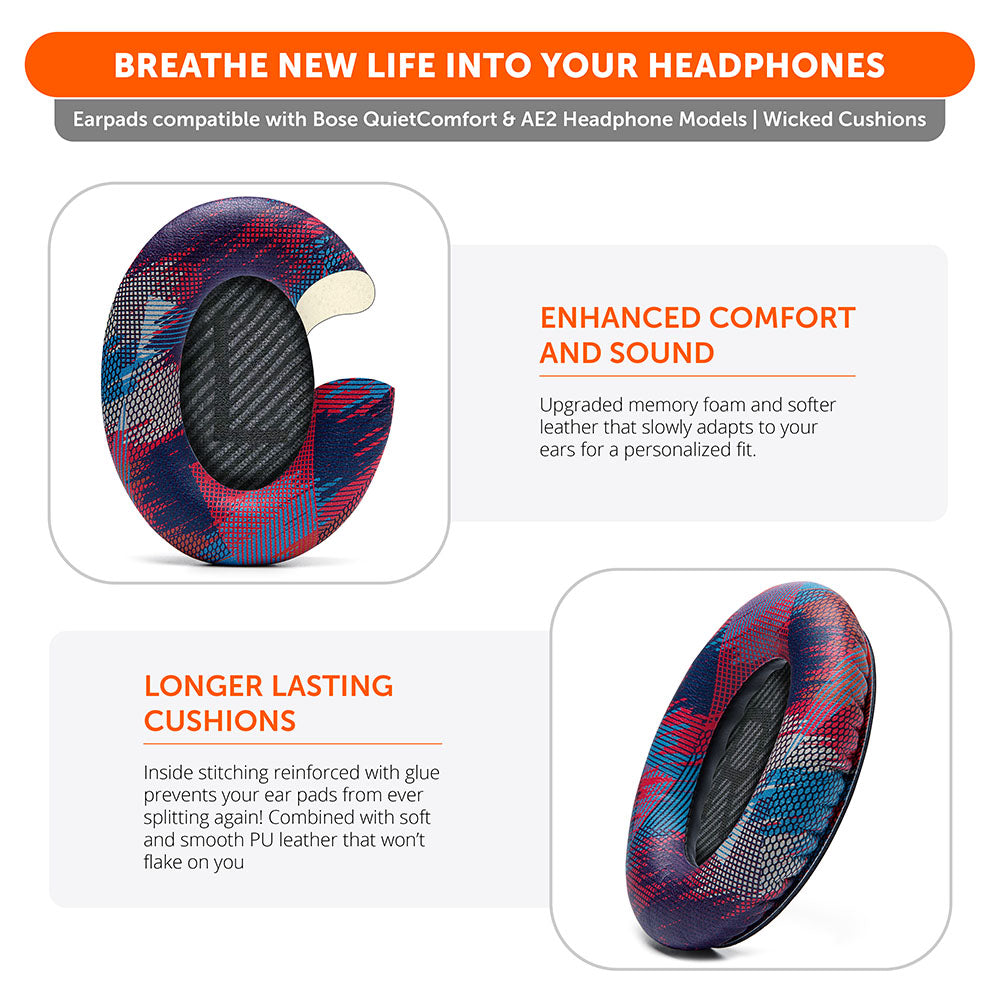 Wicked Cushions Bose QC35 Replacement Ear Pads