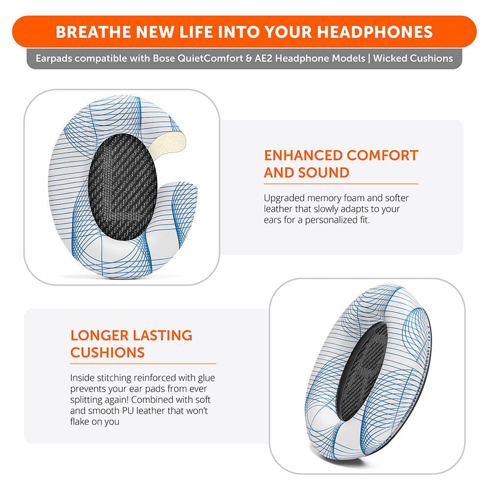 Wicked Cushions Bose QC35 Replacement Ear Pads