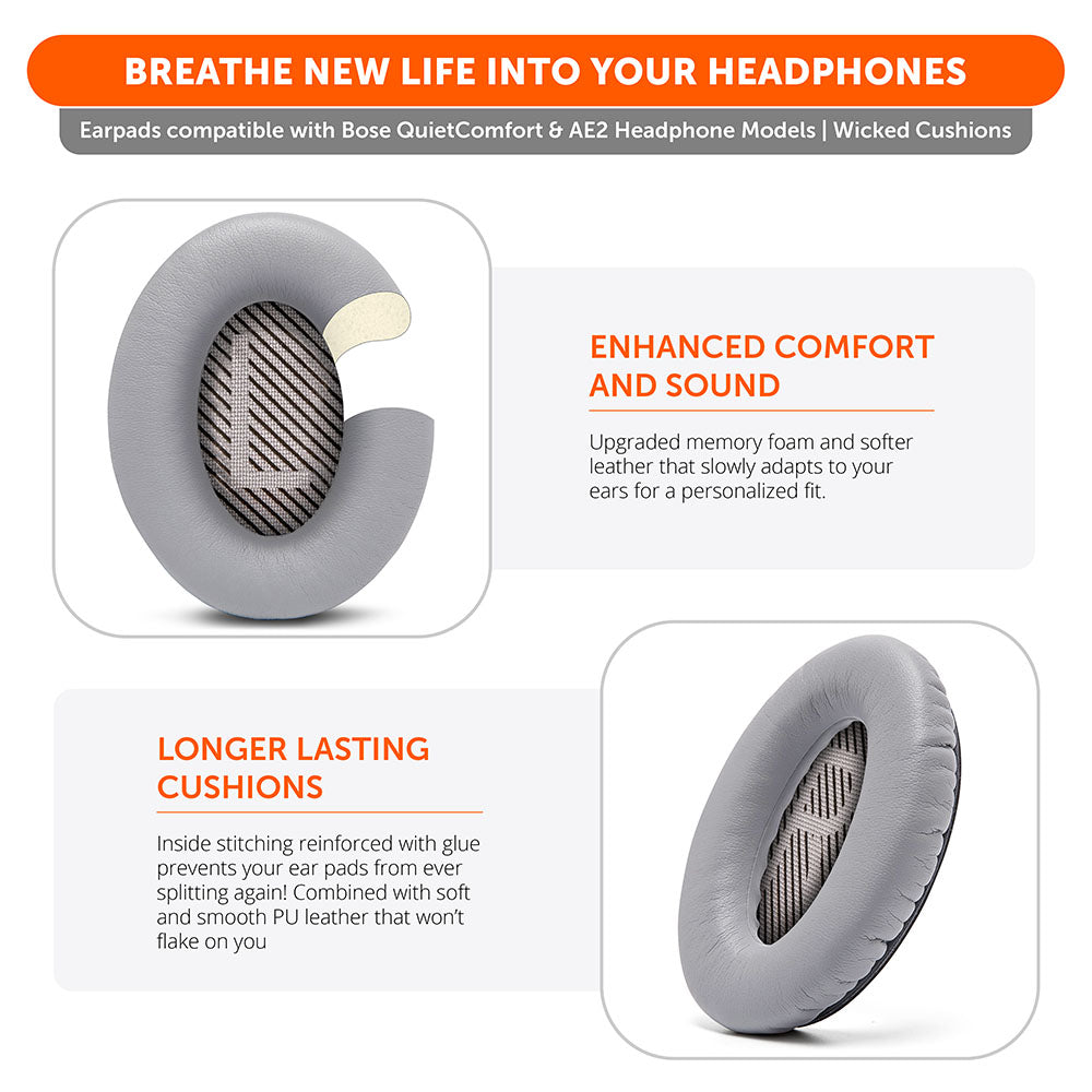 Wicked Cushions Bose QC35 Replacement Ear Pads