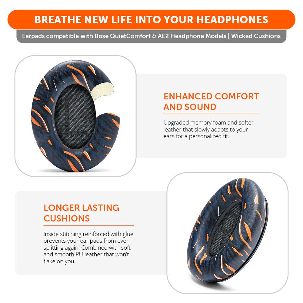 Wicked Cushions Bose QC35 Replacement Ear Pads